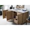 James Martin Vanities Portland 60in Single Vanity Whitewashed Walnut w/ 3 CM Carrara Marble Top 620-V60S-WW-3CAR - alternate 6